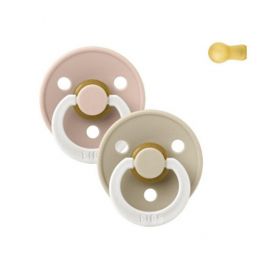 Chupetes bibs Nocturnos Colour Vainilla / Blush