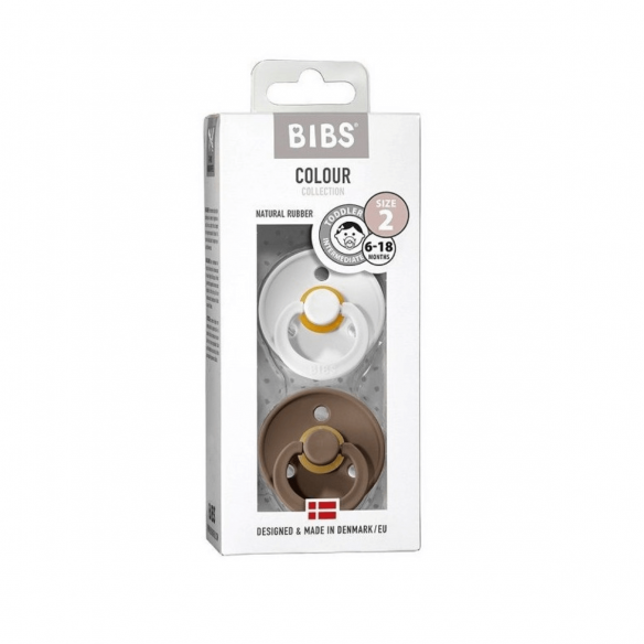 Chupetes Colour Dark Oak / White Chupetes Colour Dark Oak / White