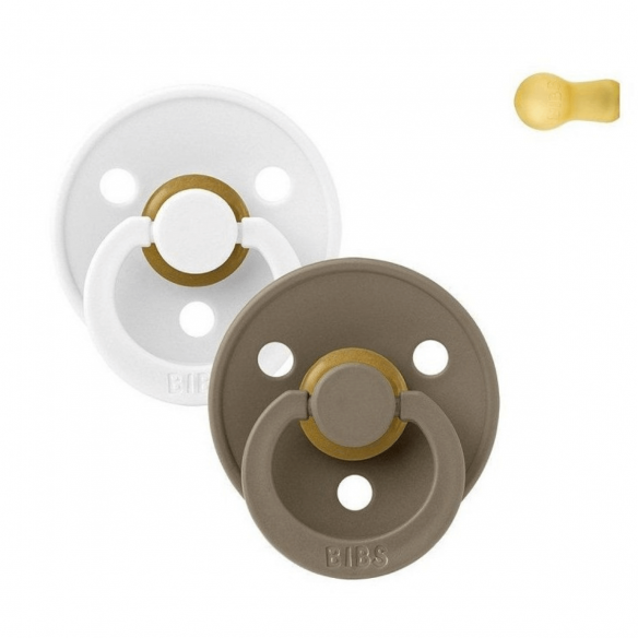 Chupetes bibs Colour Dark Oak / White Chupetes bibs Colour Dark Oak / White