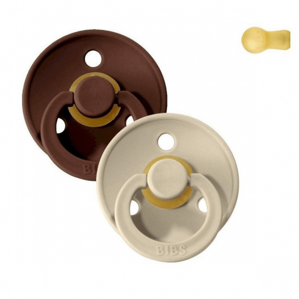 Chupetes bibs Colour Chocolate / Sand