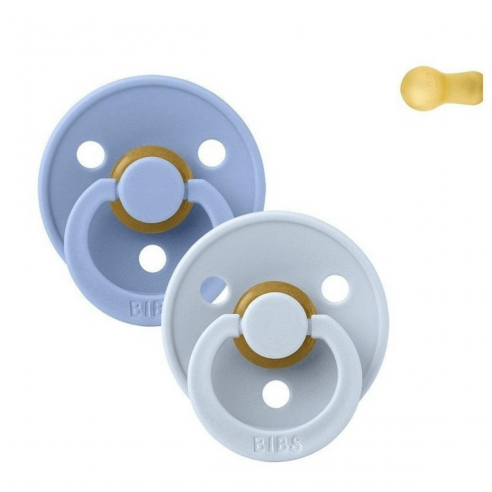 Chupetes bibs Colour Sky Blue / Baby Blue