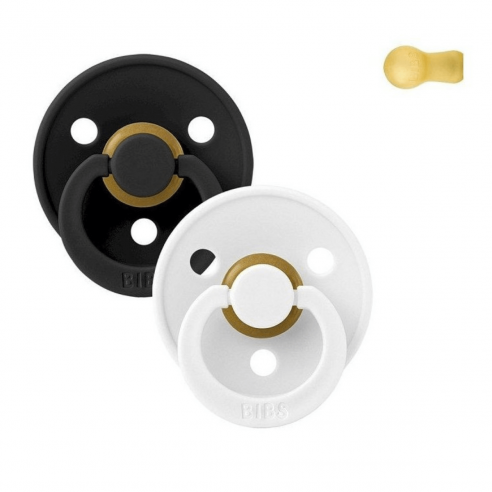 Chupetes bibs Colour Black / White