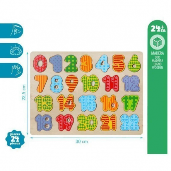 Puzle Números niños