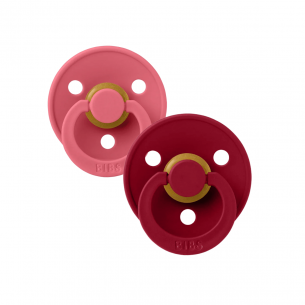 Chupetes bibs Colour Coral / Ruby