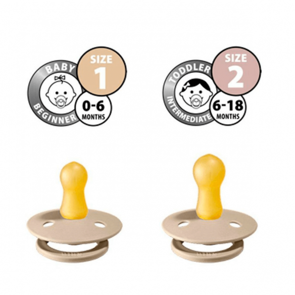 Chupetes bibs Colour Sage tamaño tetinas