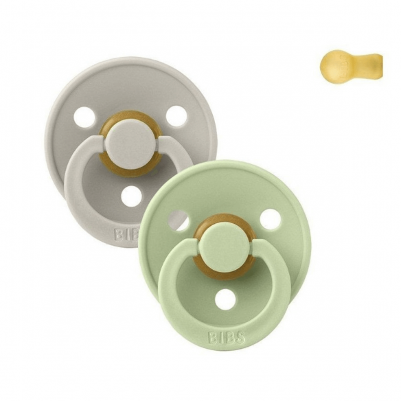 Chupetes bibs Colour Sand / Pistachio