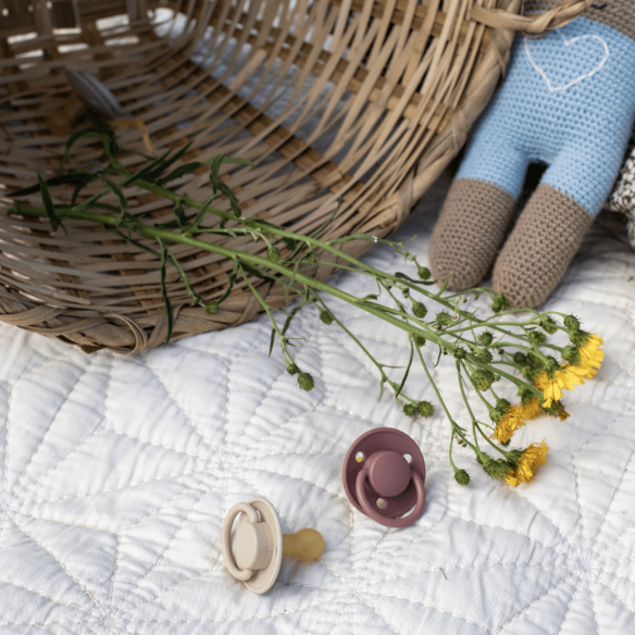 Chupetes bibs De Lux Woodchuck / Blush