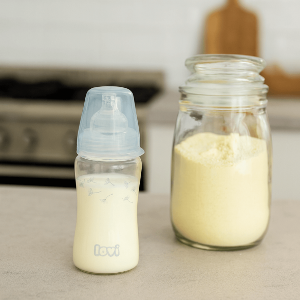 Biberón Lovi de cristal