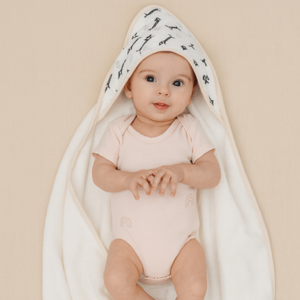 Capa de baño bebé diseño perritos