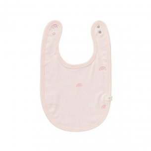 Babero Arcoíris Rosa Personalizable