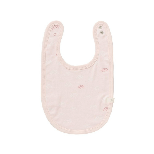 Babero Arcoíris Rosa Personalizable