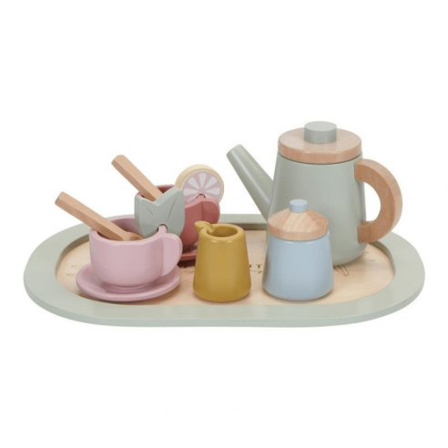 Set de té madera de juguete