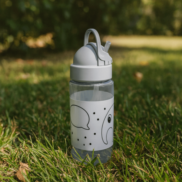 botella unisex gris