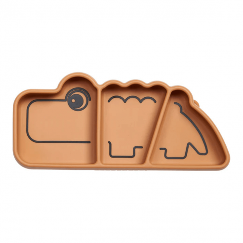 Plato infantil Cocodrilo