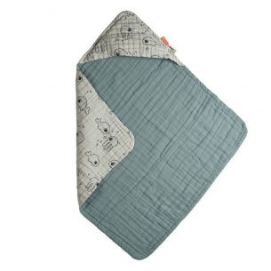 Toalla con Capucha Sea Friends Azul