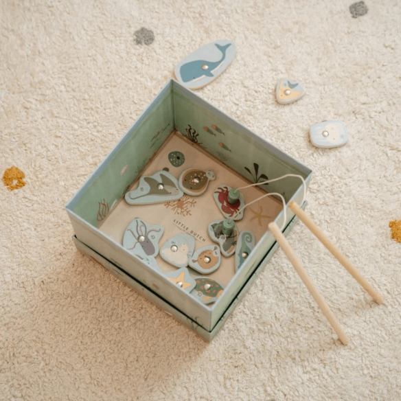 Juego de mesa para pescar infantil de la marca Little Dutch