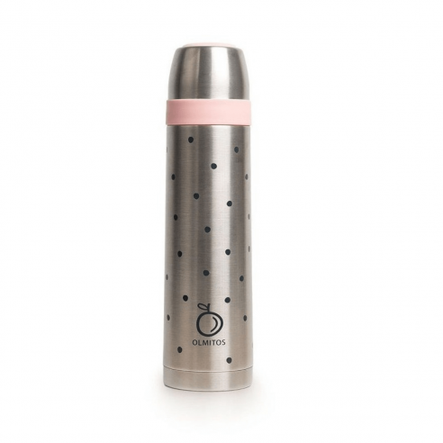 Termo líquidos Olmitos dots rosa para bebé
