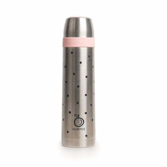 Termo líquidos Olmitos dots rosa para bebé