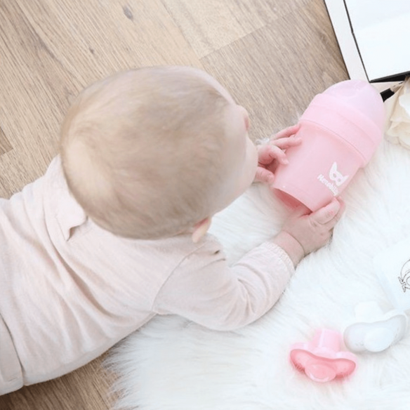 Biberón Herobility 140 ml Sencillo rosa