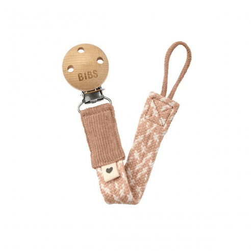 Chupetero Trenzado Blush / Ivory