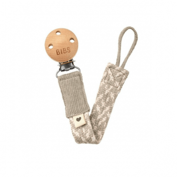 Chupetero bibs Trenzado Sand / Ivory