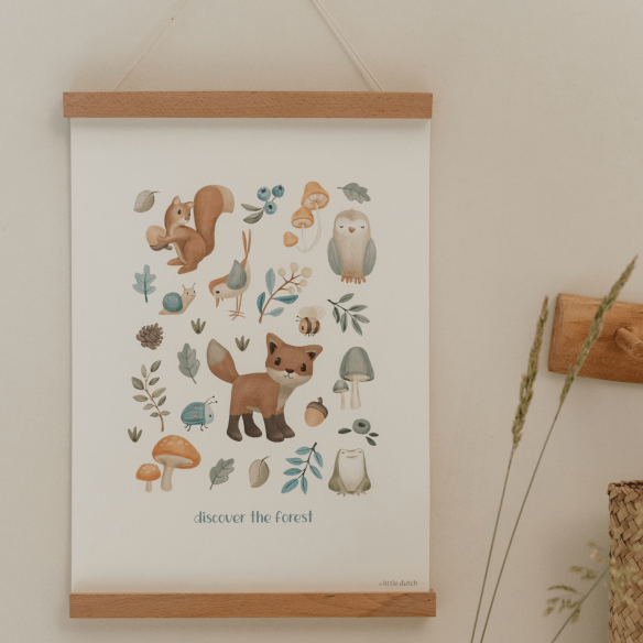 soporte para póster imantado