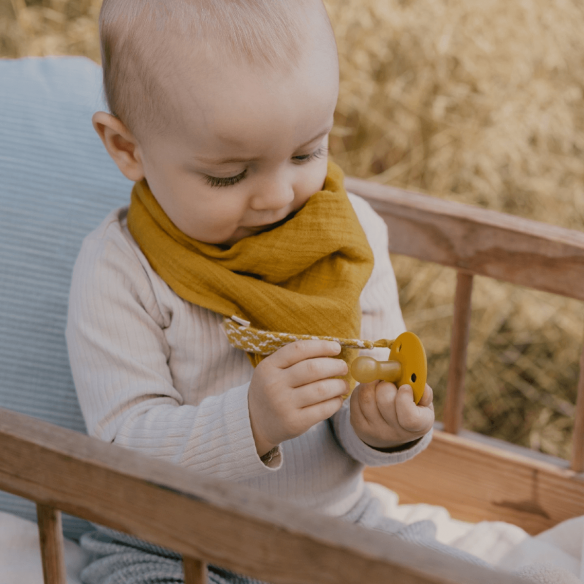 bandana bebéBIBs Mustard