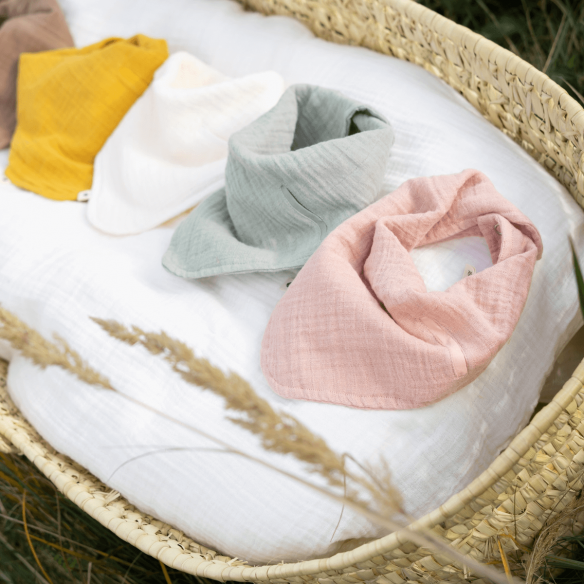 bandana BIBs Blush