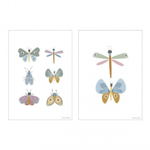 Póster Mariposas 2 caras Little Dutch