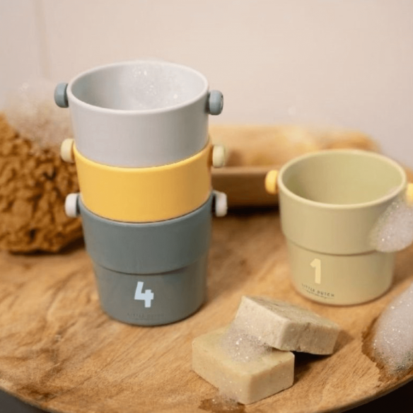 Juego de baño infantil cubos