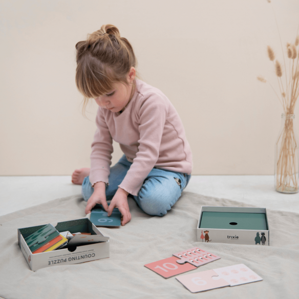 Puzle para Aprender Contar infantil para niñas y niños