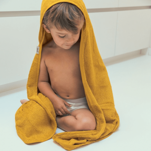 Capa Timboo Mostaza Personalizable baño