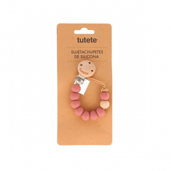 chupetero rosa silicona