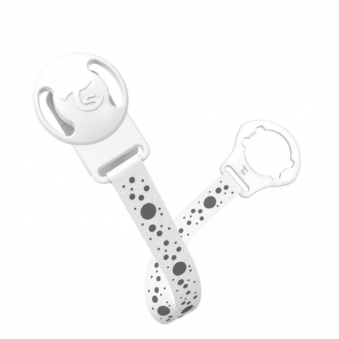 Sujeta chupetes Blanco Twistshake