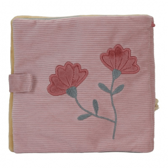 Libro para bebé rosa sensorial