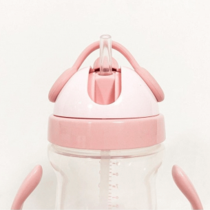 Taza Aprendizaje con Pajita Rosa 2