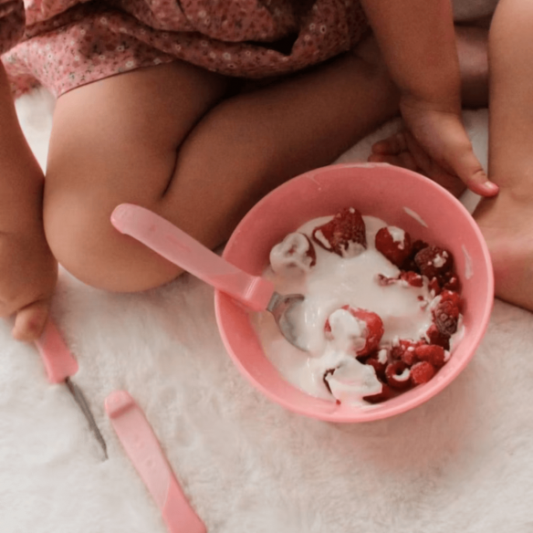 Plato Hondo Twistshake Rosa para bebé