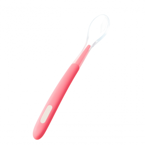Cuchara Silicona kiokids rosa
