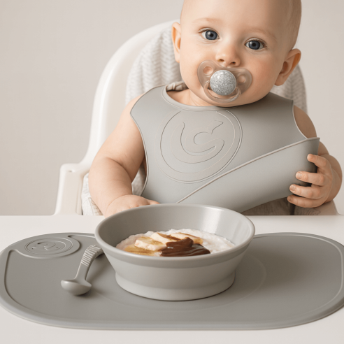 cucharas rectas Twistshake grises bebé cucharas rectas Twistshake grises bebé