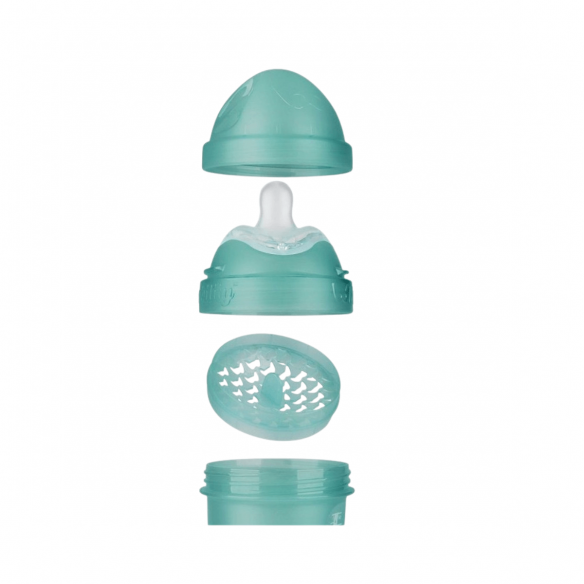 Biberón la marca Herobility verde 140ml