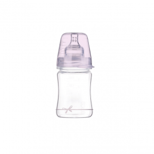 Biberón Cristal Rosa 150 ML