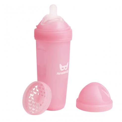 Biberón Herobility rosa 340 ml