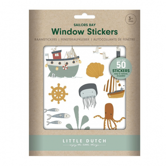 pegatinas ventana sailors bay de Little Dutch