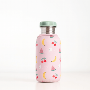Botella infantil de Acero con Funda Fruits Personalizable 2