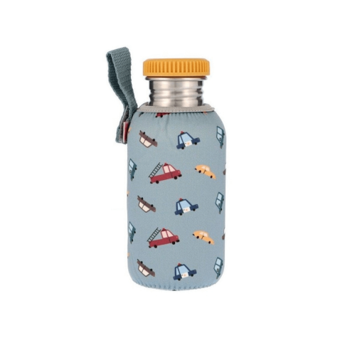 Botella Acero con Funda Vintage Cars Personalizable