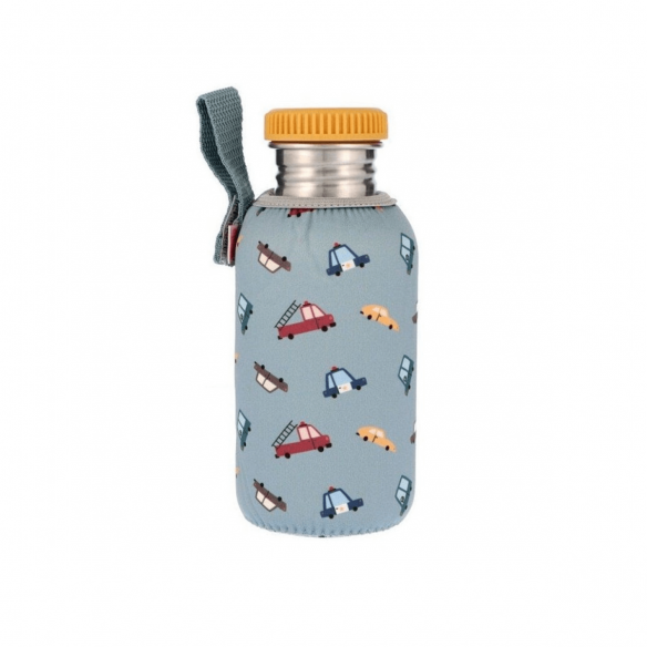 Botella Acero con Funda Vintage Cars Personalizable