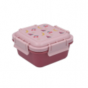Cajita de Almuerzo Fruits Rosa Personalizable