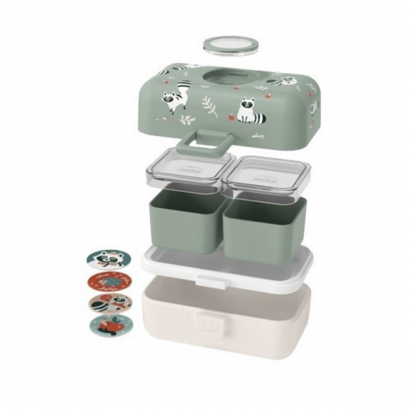 Caja Monbento Tresor Mapache niños