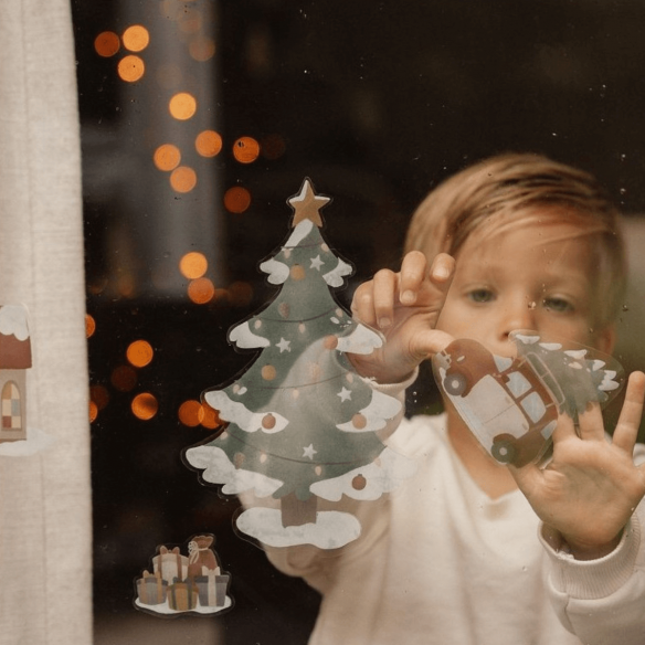 pegatinas de navidad para la ventana de Little Dutch