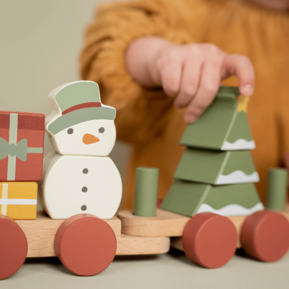 tren navidad regalo niños y niñas